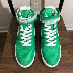 Nike Vandal High Supreme Vintage Gamma Green/Sail Size 9 Men Shoes 325317-300